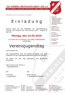Vereinsjugendtag 2016