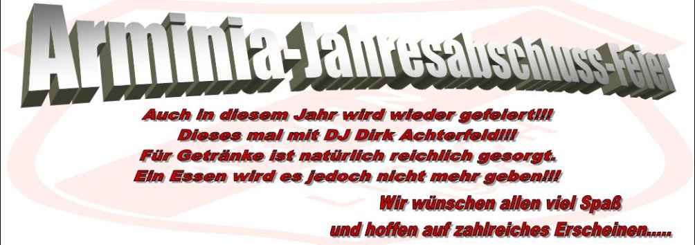Foto zum Beitrag: Arminia-Jahresabschluss-Feier