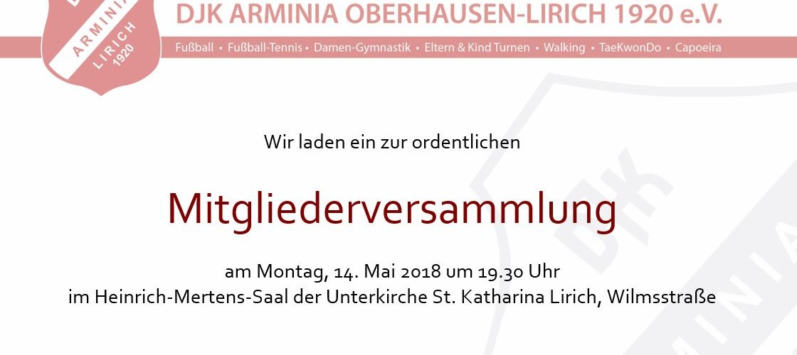 Foto zum Beitrag: Wir laden ein zur ordentlichen Mitgliederversammlung