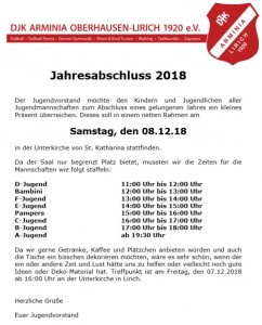 Jahersbaschluss-Jugend