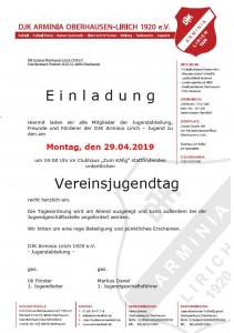 Vereinsjugendtag 2019