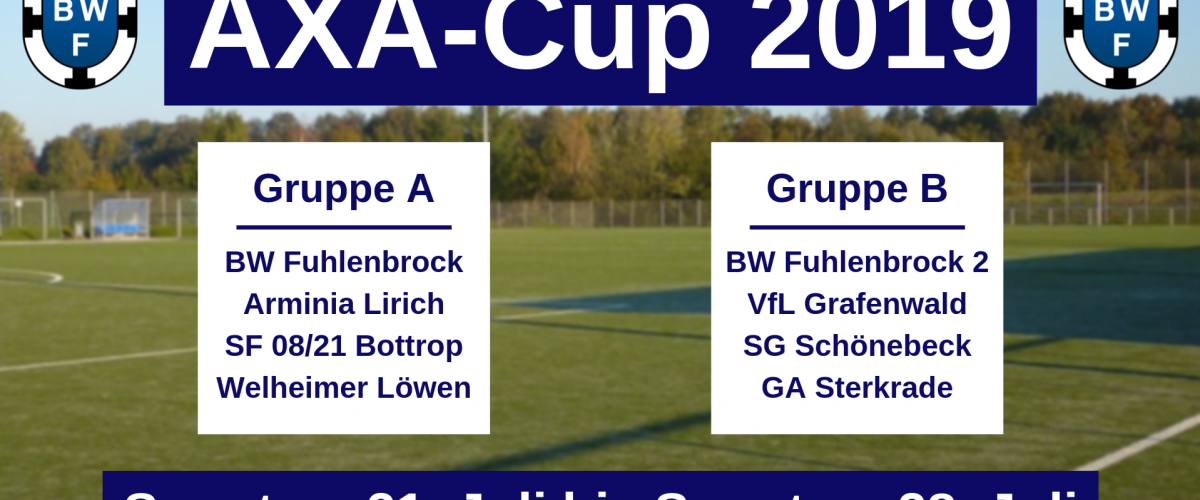 Foto zum Beitrag: 1. Mannschaft am Sonntag im AXA-Cup Finale in Fuhlenbrock!