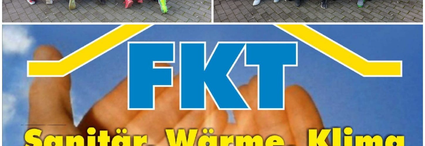 Foto zum Beitrag: “Die D1 Jugend bedankt sich bei der Firma FKT….